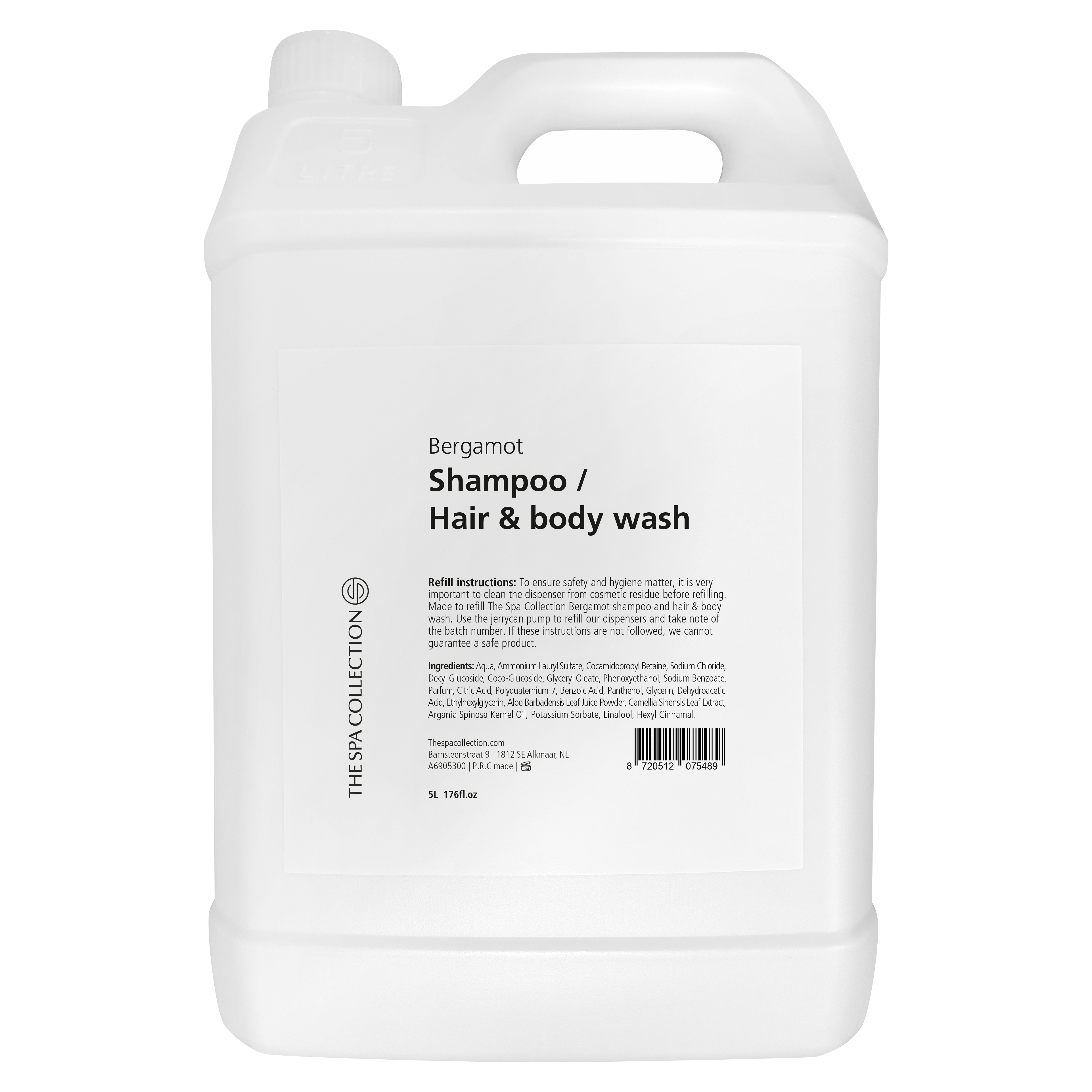 BERGAMOTTE Shampoo/ Hair & Body Wash | 2 x 5 Liter Nachfüllkanister