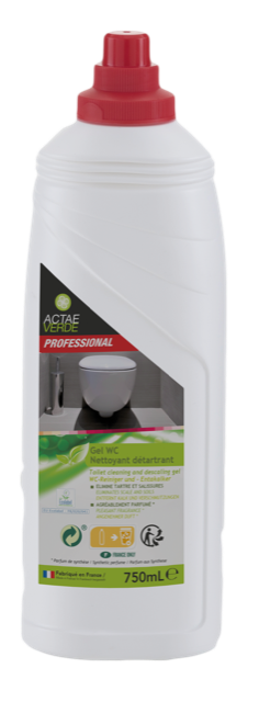 Actae Verde - WC Gel Reinigungsmittel, Flexflasche 750ml, EU Ecolabel