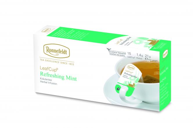Ronnefeldt LeafCup Refreshing Mint | 6 x 15  Stück