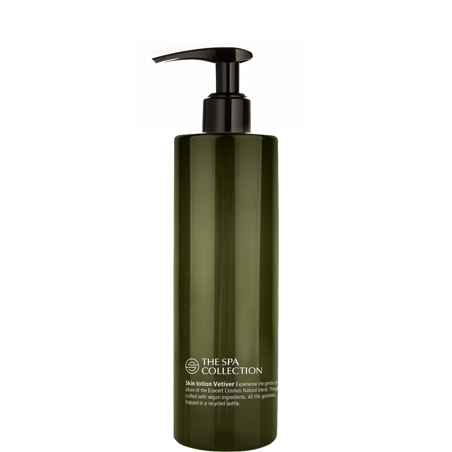 Vetiver Körper Lotion, 400 ml Pump Spender, Ecocert   