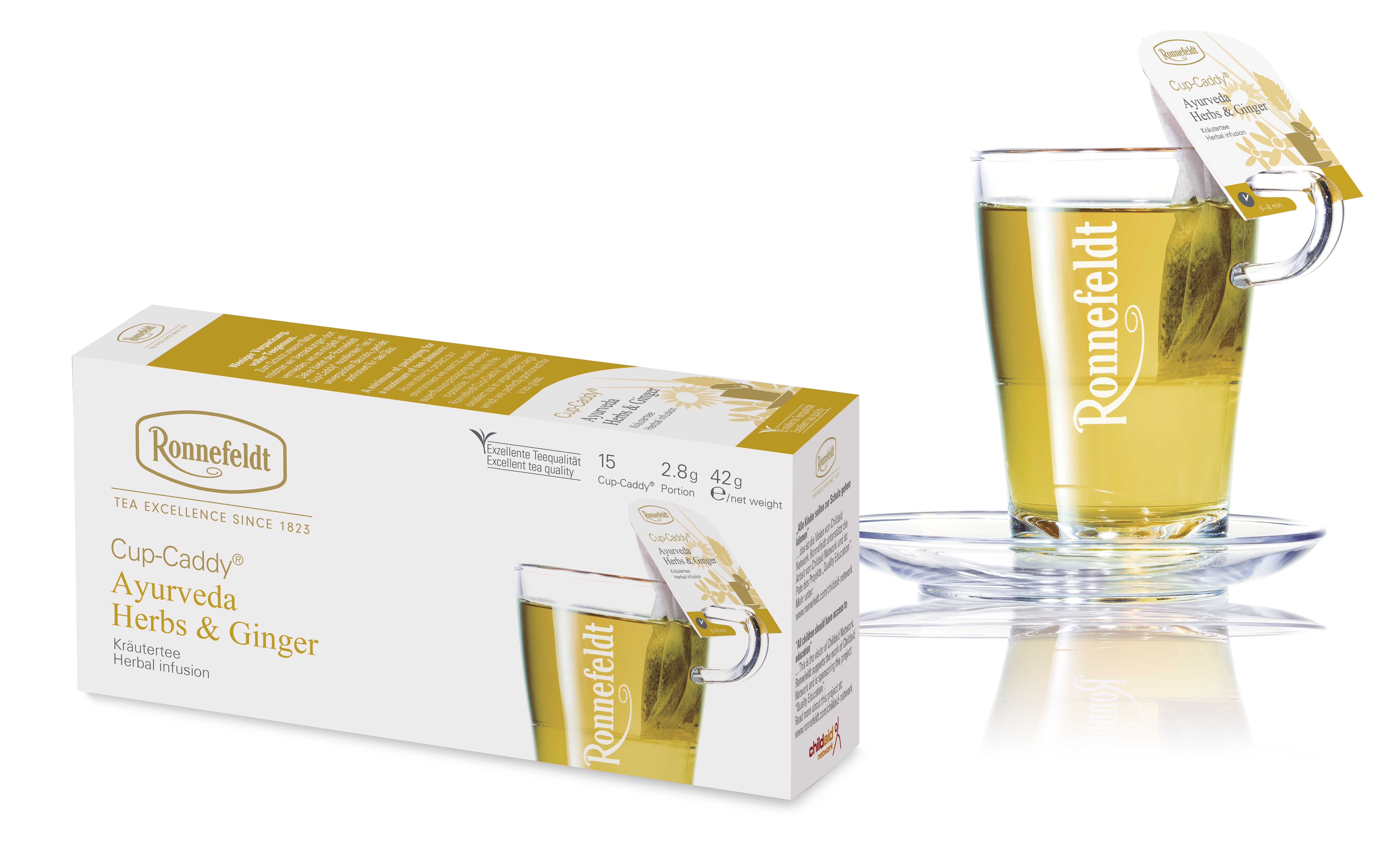 CUP CADDY®  Ayurveda Herbst & Ginger, 75 Portionen.   