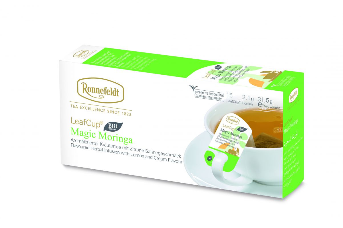 Ronnefeldt LeafCup Magic Moringa BIO Tee | 6 x 15 Stück  
