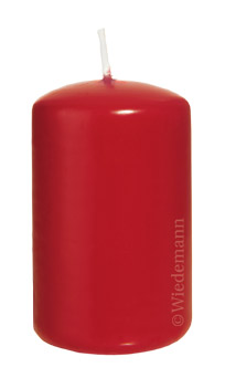 Flachkopf-Kerzen getaucht, rot, 16 Stück, 120x60 mm