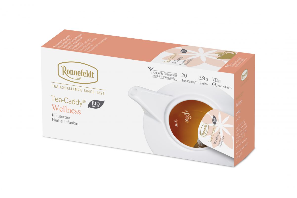 Ronnefeldt Tea-Caddy®  Wellness BIO Kräutertee | 5 x 20 Stück  