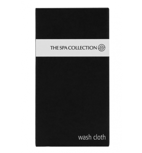 THE SPA COLLECTION  Einmal-Waschlappen, black 
