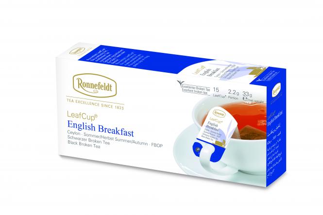 Ronnefeldt LeafCup English Breakfast | 6 x 15 Stück