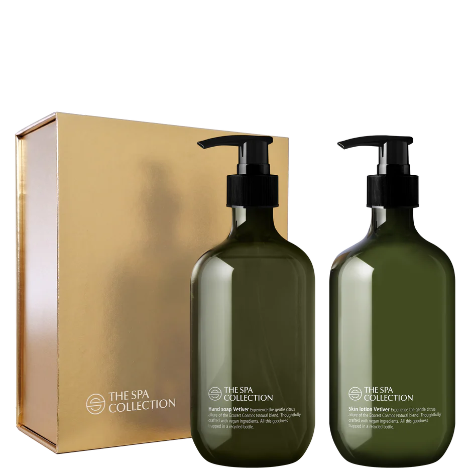 Geschenkbox VETIVER Handseife+Körperlotion 2 x 475ml