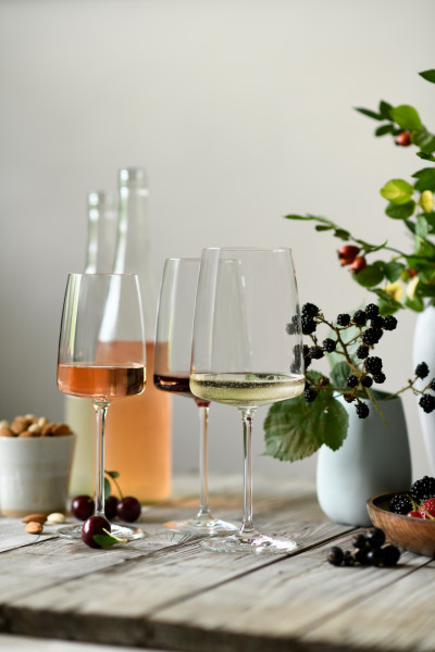 Weinglas SENSA,  6-teiliges Weinglas Set Samtig  & Üppig, mit Eichstrich