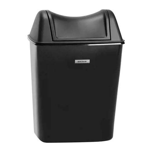 KATRIN Hygiene Abfallbehälter 8 Liter, schwarz 