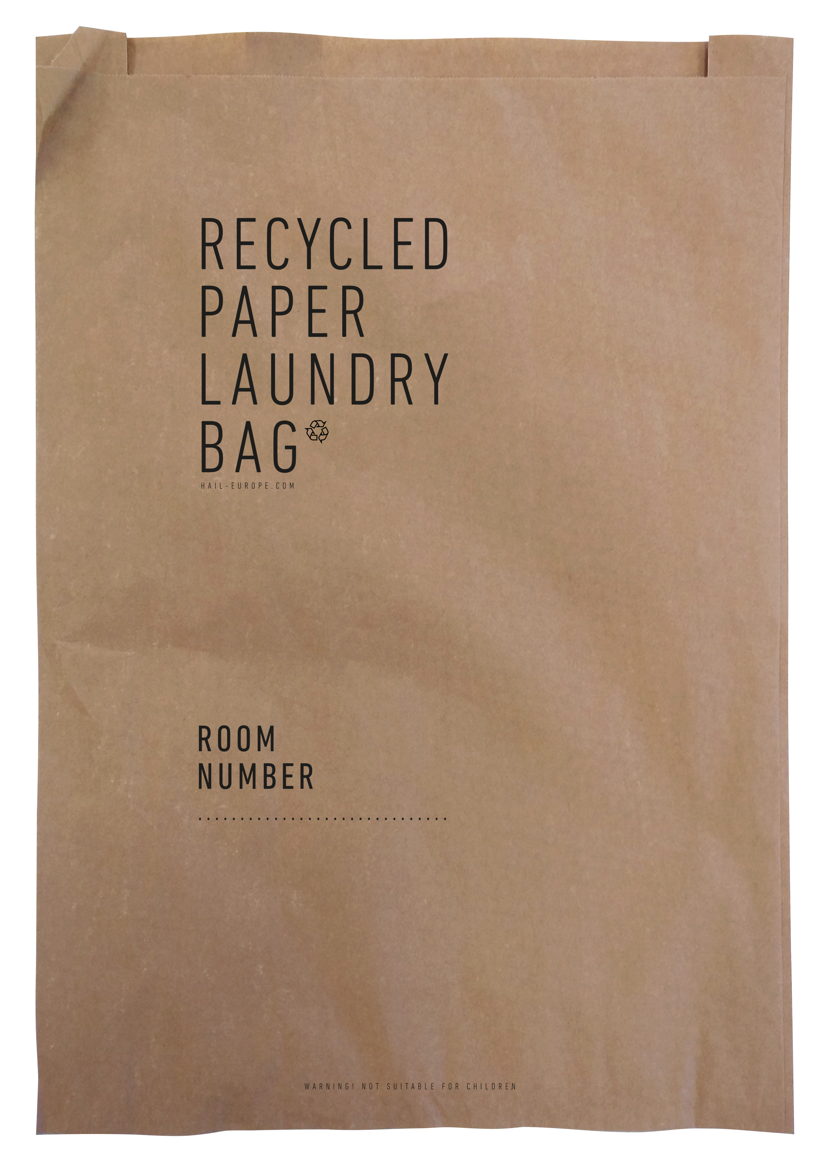 THE SPA COLLECTION Wäschebeutel aus Papier/ ECO laundry bag, 500 Stück.